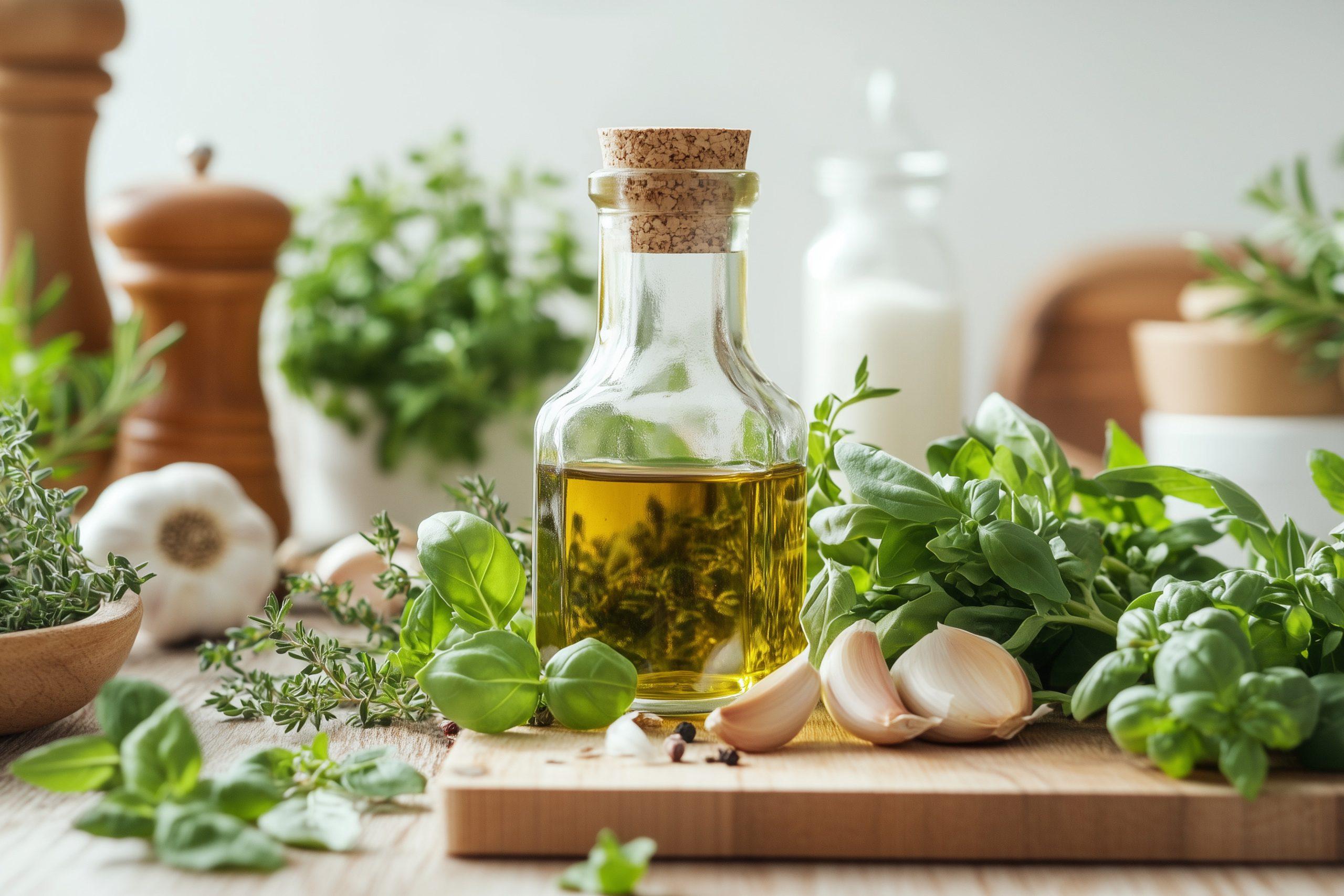 Garlic, olive, herbs - food process by SAIREM